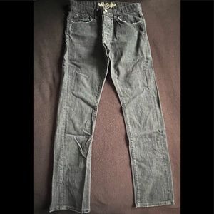 EXTREMELY RARE! Men’s Vintage Von Dutch Knight Rider Skinny Black Denim Jeans